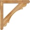 Ekena Millwork Olympic Craftsman Rough Sawn Bracket w/ Offset Brace, Western Red Cedar, 6"W x 38"D x 38"H BKT0604X38X38OLY04RWR - alternate 3